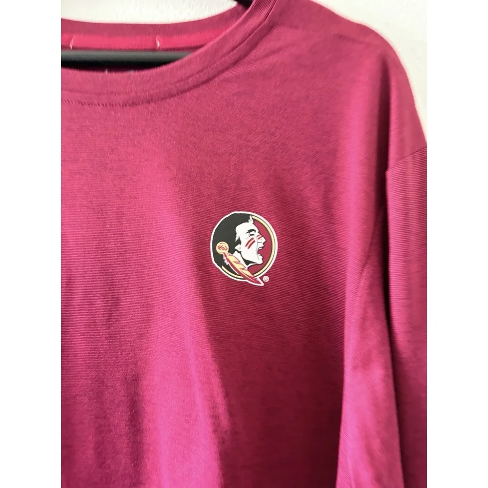 Nike Florida State FSU Seminoles Long Sleeve T-Shirt Mens XL Garnet Dri-Fit